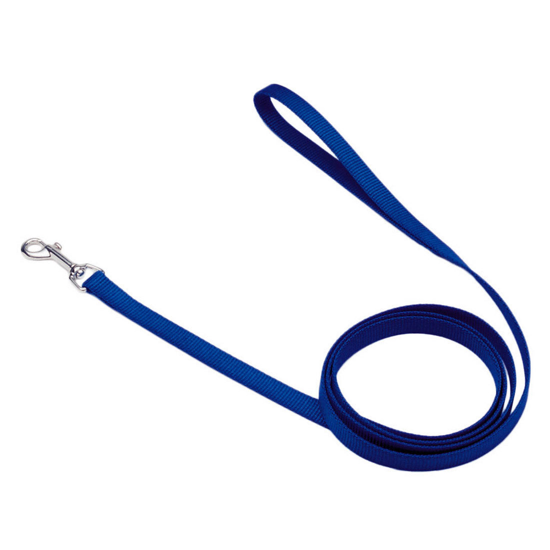 Coastal Pet Products Single-Ply Nylon Dog Leash Blue 5/8 x 72 For Pet With Love