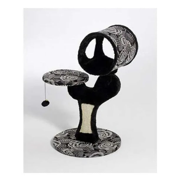 Midwest Catitude Salvador Cat Furniture Black 22 x 17.75 x 30.75 For Pet With Love