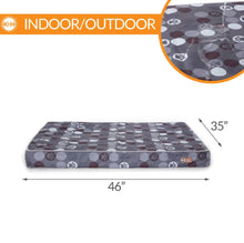Load image into Gallery viewer, K&H Pet Products Superior Orthopedic Indoor/Outdoor Bed Large Gray 46 x 35 x 4 For Pet With Love