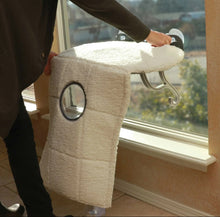 Load image into Gallery viewer, K&H Pet Products Universal Mounted Kitty Sill with Hood Gray 14 x 24 x 7 For Pet With Love