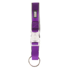 Load image into Gallery viewer, DGS Pet Products Comet Rechargeable Light Up Dog Collar Small Purple 13.5 - 16 x 0.6