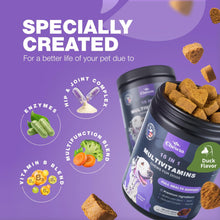 Load image into Gallery viewer, CHEWIA 15in1 Dog Multivitamin Immune Support, Skin & Coat, Mobility Support 180 Ct