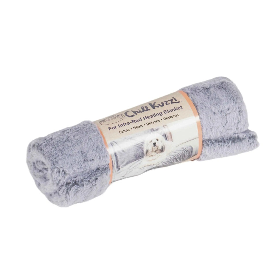 DGS Pet Products Chill Kuzzi FIR Blanket Large Blue 40 x 50 x 0.5 For Pet With Love