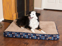 Load image into Gallery viewer, K&H Pet Products Superior Orthopedic Dog Bed Medium Navy Blue 30 x 40 x 4 For Pet With Love