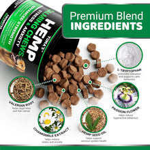 Load image into Gallery viewer, YUMA'S Hemp Stress & Anxiety Relief Calming Chews for Dogs. 170 Chews. Made in USA