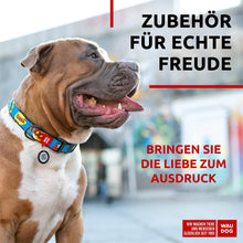 Load image into Gallery viewer, WAUDOG Nylon Dog Collar Adjustable Dog Collar for Large Dogs Small & Medium