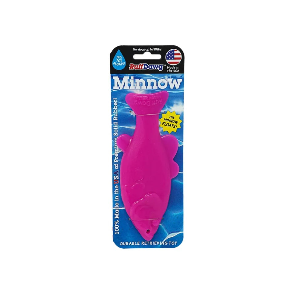 Ruff Dawg Minnow Dog Toy Assorted 6 x 2 x 1 For Pet With Love