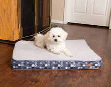 Load image into Gallery viewer, K&H Pet Products Superior Orthopedic Dog Bed Small Gray 27 x 36 x 4 For Pet With Love