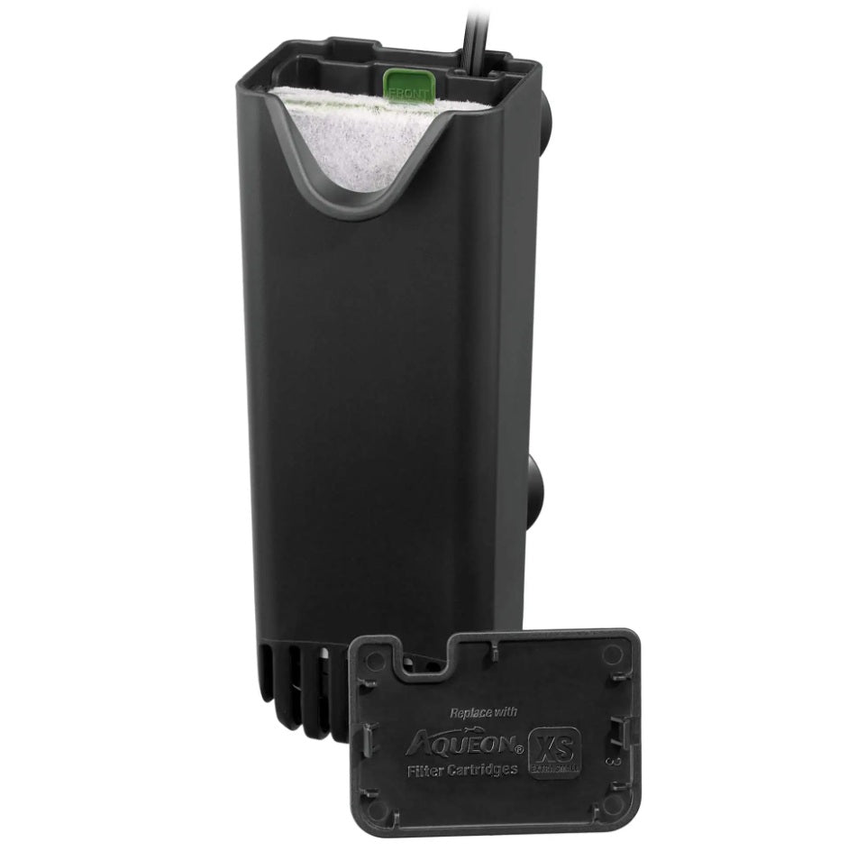 Aqueon QuietFlow E Internal Power Filters Extra Small Black 2.75 x 2.75 x 6.81 For Pet With Love