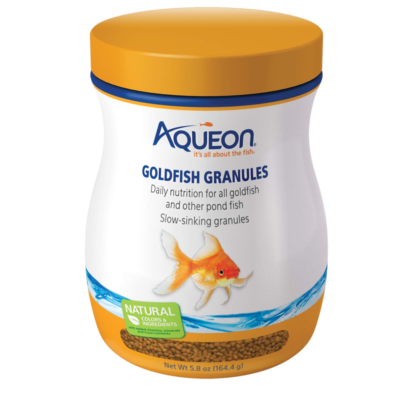 Aqueon Goldfish Granules 5.8 ounces For Pet With Love