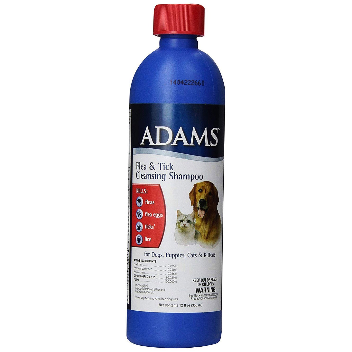 Adams Flea and Tick Cleansing Shampoo 12 ounces For Pet With Love
