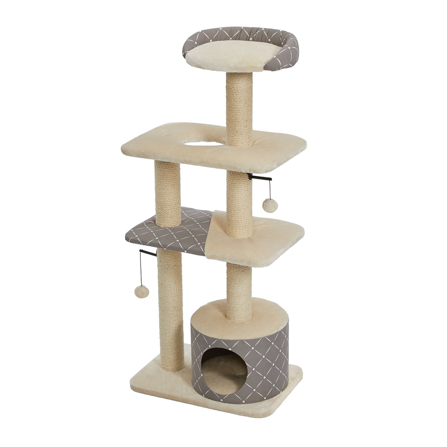 Midwest Feline Nuvo Tower Car Furniture Mushroom 22 x 15 x 50.5 For Pet With Love