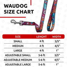 Load image into Gallery viewer, WAUDOG Nylon Dog Leash for Small Dogs and Medium Dogs 4 Ft Strong Dog Leash For Pet With Love
