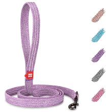 Load image into Gallery viewer, WAUDOG Recycled Cotton Dog Leash 6 Ft 10 Ft Eco Friendly Collar for Small For Pet With Love