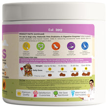 Load image into Gallery viewer, Makondo Pets Digestive Enzymes Probiotics Advanced Supplement Support for Gut Health, Gas, Diarrhea & Constipation Relief  120 Chews. Chicken Flavor