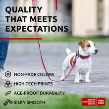 Load image into Gallery viewer, WAUDOG Nylon Dog Leash for Small Dogs and Medium Dogs 4 Ft Strong Dog Leash For Pet With Love