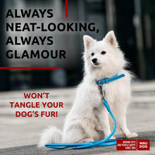 Load image into Gallery viewer, WAUDOG Rolled Leather Dog Leash 4Ft * 0.3 in for Small Medium and Large Dogs For Pet With Love