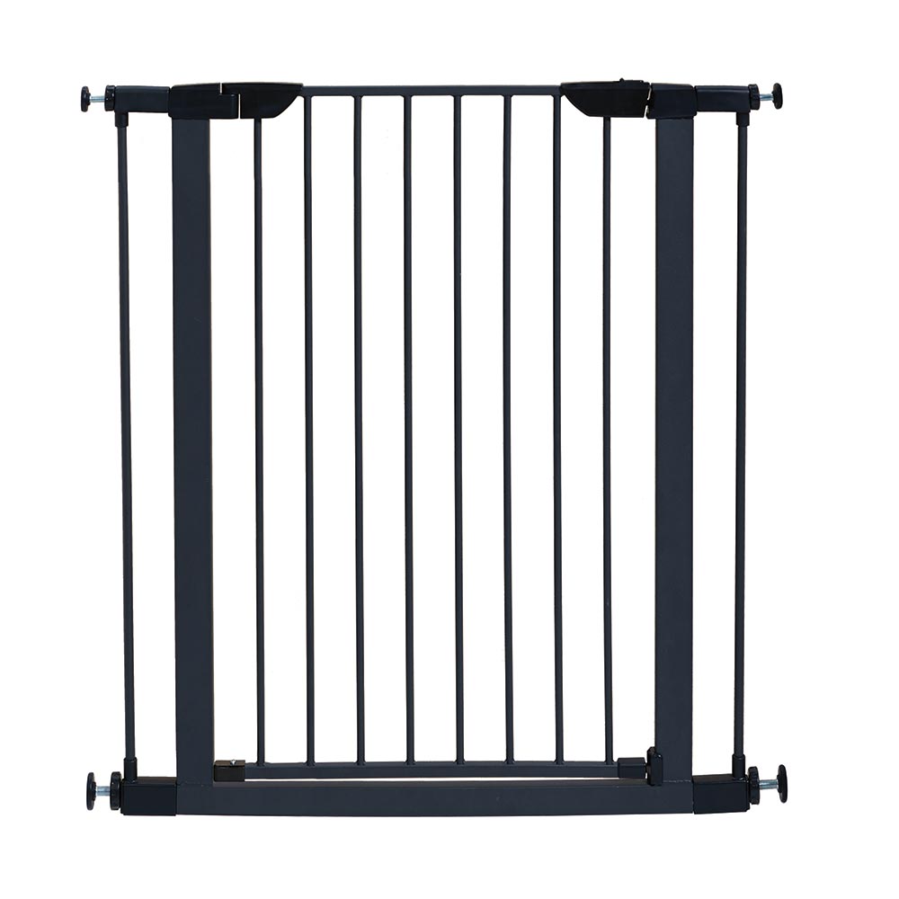 Midwest Steel Pressure Mount Pet Gate Graphite 29.5 - 38 x 1 x 39.125 For Pet With Love