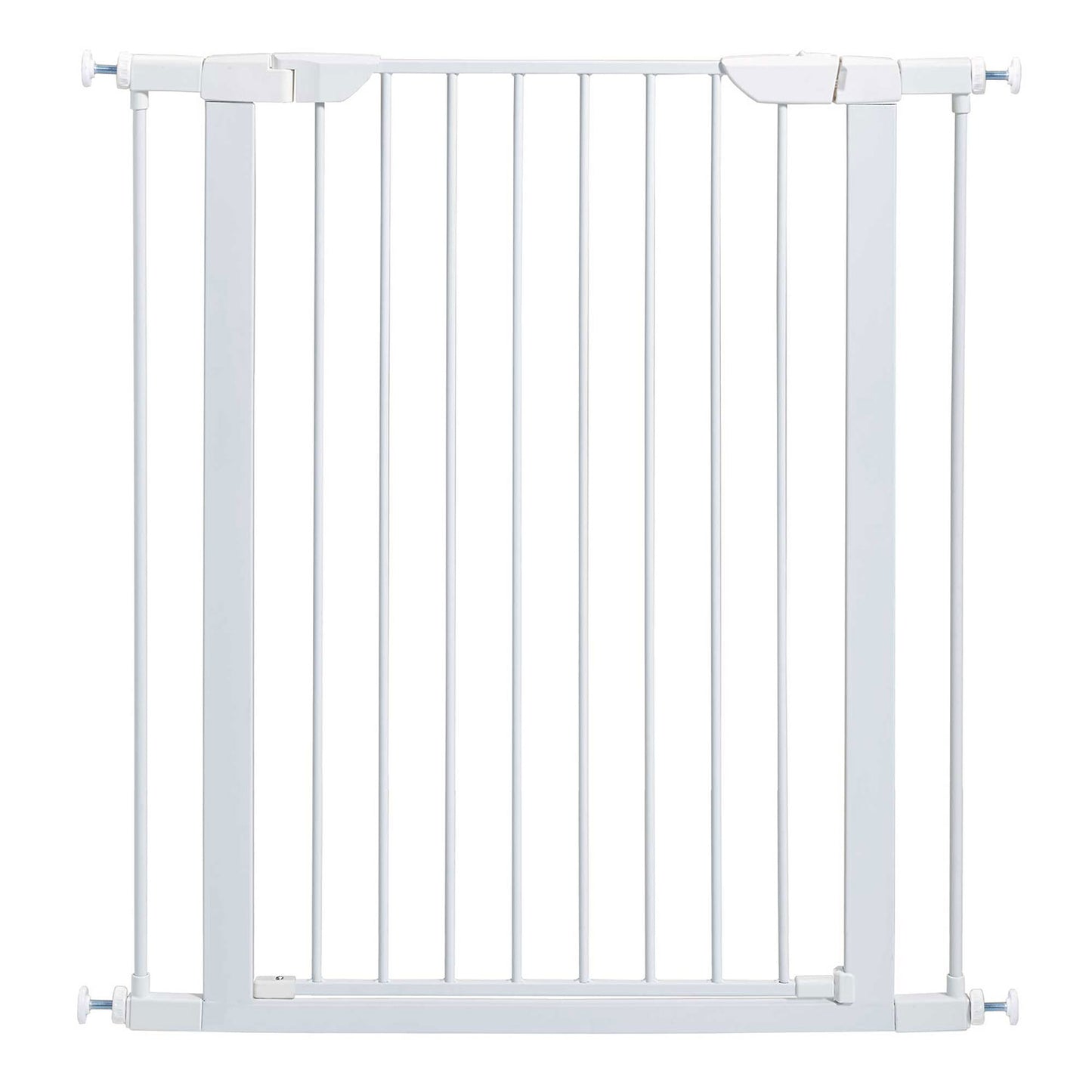 Midwest Glow in the Dark Steel Pressue Mount Pet Gate Tall White 29.5 - 38 x 1 x 39.13 For Pet With Love