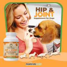 Load image into Gallery viewer, Makondo Pets Hip and Joint Supplement for Dogs with Glucosamine, Chondroitin, MSM & Turmeric