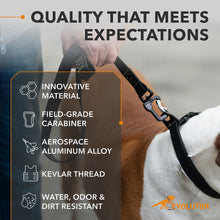 Load image into Gallery viewer, COLLAR Extra Heavy Duty Durable EVOLUTOR Dog Leash 4 Ft (Black) For Pet With Love