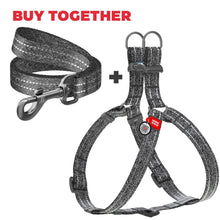 Load image into Gallery viewer, WAUDOG Re Cotton Dog Harness Eco Friendly Dog Harness for Small Dogs Medium & For Pet With Love