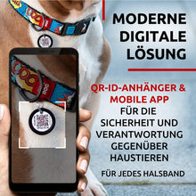 Load image into Gallery viewer, WAUDOG Nylon Dog Collar Adjustable Dog Collar for Large Dogs Small & Medium