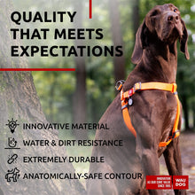 Load image into Gallery viewer, WAUDOG Waterproof Dog Harness Adjustable Dog Harness for Large Dogs Small and For Pet With Love