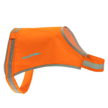Load image into Gallery viewer, SafetyPUP XD Reflective HiVis Blaze Orange Fluorescent Dog Safety Vest (MEDIUM)