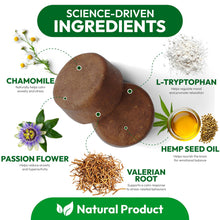 Load image into Gallery viewer, PETSOLOGY Hemp Calming Chews for Dogs. Anxiety Relief, Stress Relief, Separation Aid 170 Chews For Pet With Love