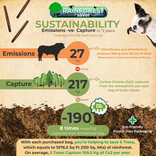 Load image into Gallery viewer, Makondo Pets Gullet Sticks 100% Natural Beef Esophagus Dog Chews 6” 24 Ct For Pet With Love