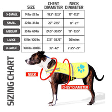 Load image into Gallery viewer, SafetyPUP XD HiVisibility Reflective Fluorescent Yellow Soft Shell Dog Vest (Small) For Pet With Love