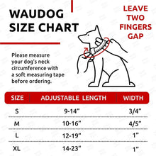 Load image into Gallery viewer, WAUDOG Adjustable Waterproof Heavy Duty Dog Collar with Durable Plastic Buckle and QR Dog Tag. XXLARGE (Red) For Pet With Love