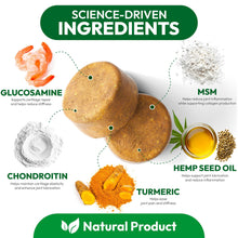 Load image into Gallery viewer, PETSOLOGY Hemp Hip and Joint Mobility Support Supplement for Dogs 170 Chews For Pet With Love