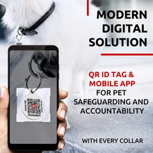 Load image into Gallery viewer, WAUDOG Ultra Soft Rolled Leather Soft Padded Dog Collar. BLACK. X-Small For Pet With Love