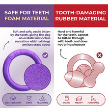 Load image into Gallery viewer, PULLER Midi Outdoor Dog Ring Toy - Fetch Toy and Tug-of-War Dog Toy for Medium Size Breeds - Set of 2 For Pet With Love