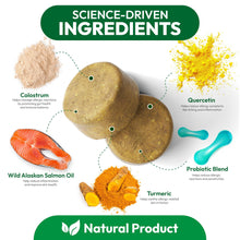 Load image into Gallery viewer, PETSOLOGY Dog Allergy Itching Relief Chews with Omega 3 Fish Oil Probiotics 170 Chews For Pet With Love