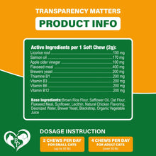 Load image into Gallery viewer, Beloved Pets Revolution Flea and Tick Prevention Chewable Pills for Cats. Pest Control & Natural Defense. Chewables Small Tablets. Made in USA (240 Chicken Flavored Chews)