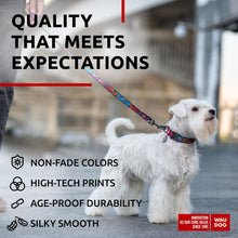 Load image into Gallery viewer, WAUDOG Nylon Dog Leash for Small Dogs and Medium Dogs 4 Ft Strong Dog Leash For Pet With Love