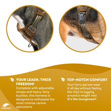 Load image into Gallery viewer, Tactical Dog Desert Camouflage Breathable Harness with Handle MEDIUM For Pet With Love