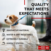 Load image into Gallery viewer, WAUDOG Adjustable Waterproof Heavy Duty Dog Collar with Durable Plastic Buckle and QR Dog Tag. SMALL (Blue) For Pet With Love