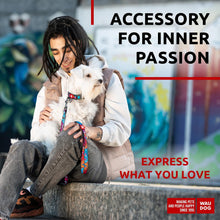 Load image into Gallery viewer, WAUDOG Nylon Dog Leash for Small Dogs and Medium Dogs 4 Ft Strong Dog Leash For Pet With Love