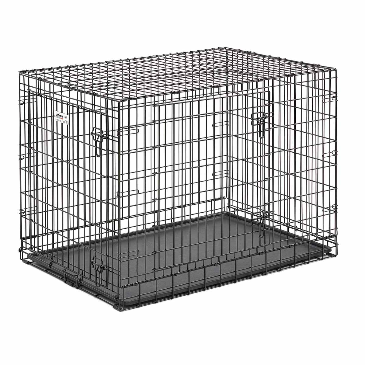 Midwest Ultima Pro Double Door Dog Crate Black 43 x 28.50 x 31.50 For Pet With Love