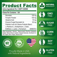 Load image into Gallery viewer, Vet Promise NO POO Stool Eating Deterrent with Probiotics & Enzymes for Dogs 120 Ct For Pet With Love