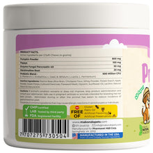 Load image into Gallery viewer, Makondo Pets Digestive Enzymes Probiotics Advanced Supplement Support for Gut Health, Gas, Diarrhea & Constipation Relief  120 Chews. Chicken Flavor