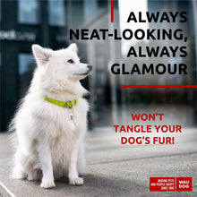 Load image into Gallery viewer, WAUDOG Ultra Soft Rolled Leather Soft Padded Dog Collar. GREEN. X-Small For Pet With Love