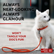 Load image into Gallery viewer, Rolled Leather Dog Leash 4Ft * 0.3 in for Small Medium and Large Dogs Heavy For Pet With Love