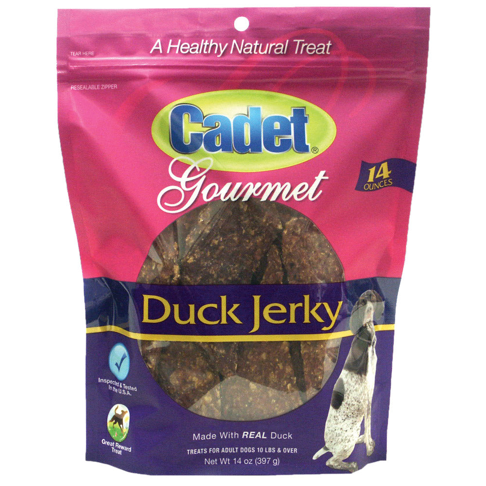 Cadet Premium Gourmet Duck Jerky 14 ounces For Pet With Love