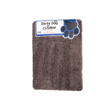 Load image into Gallery viewer, DGS Pet Products Dirty Dog Cushion Pad Medium Grey 21 x 30 x 2.5 For Pet With Love