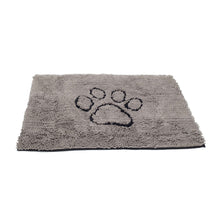 Load image into Gallery viewer, DGS Pet Products Dirty Dog Door Mat Medium Grey 31 x 20 x 2 For Pet With Love